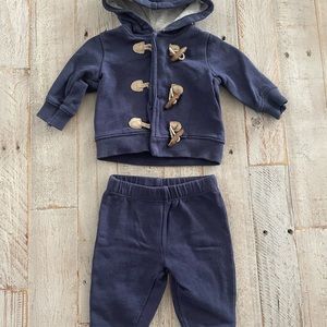 Carter’s double breasted sweat suit